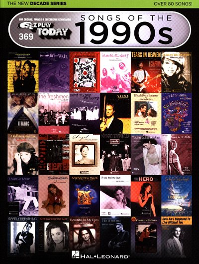 E-Z Play Today 36: Songs of the 1990's, Ky/Klv/Eo;Gs (SB)