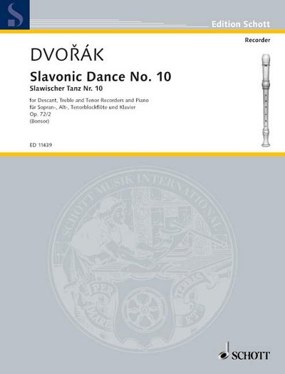 DL: A. Dvo_ák: Slawischer Tanz Nr. 10, 3BlfKlv (Pa+St)