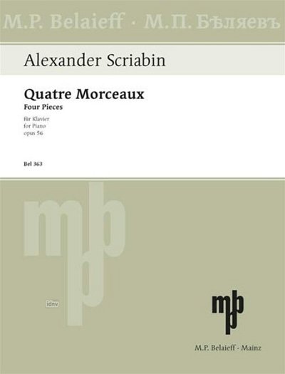 A. Skrjabin: Morceaux Op 56
