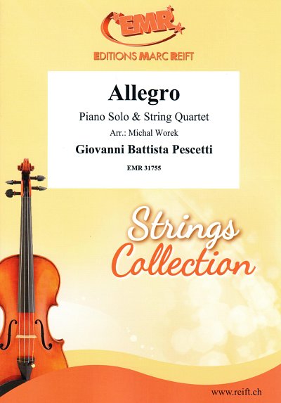 G.B. Pescetti: Allegro, 5StrKlav (KlavpaSt)