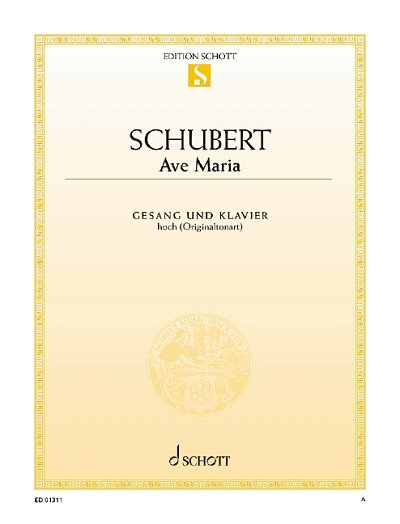 DL: F. Schubert: Ave Maria, GesHKlav