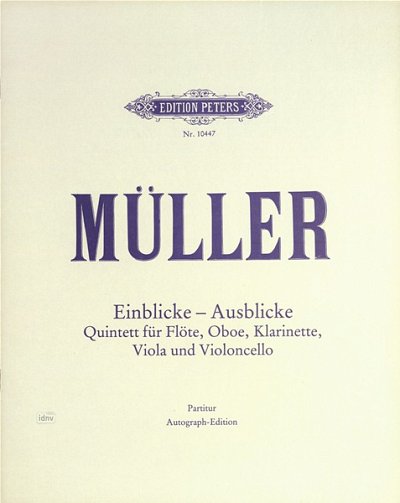 Mueller Thomas: Einblicke-Ausblicke (1982)