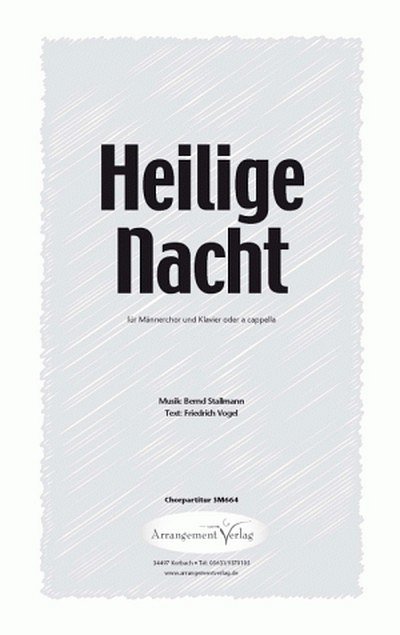 Bernd Stallmann Heilige Nacht (vierstimmig), Mch4Klav