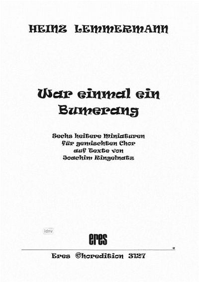 H. Lemmermann: War Einmal Ein Bumerang
