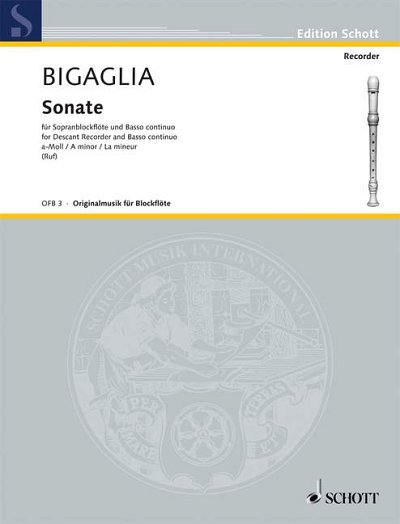 DL: D. Bigaglia: Sonate a-Moll (Pa+St)