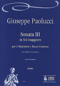 Paolucci, Giuseppe: Sonata III in G major