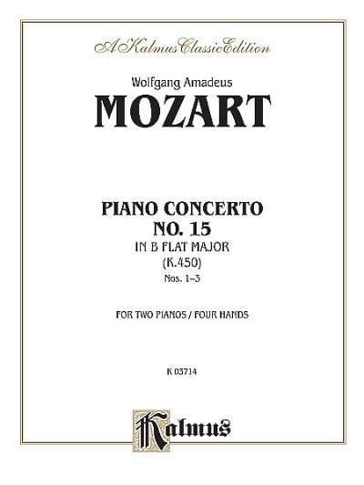 W.A. Mozart: Piano Concerto No. 15 in B-Flat, K. 450, Klav