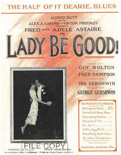 DL: G. Gershwin: The Half Of It, Dearie Blues (from 'La, Ges