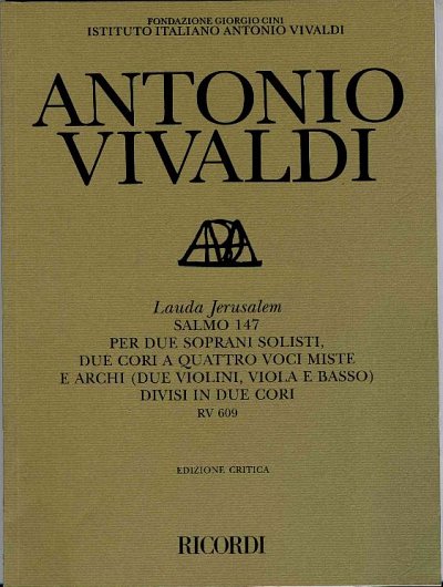 A. Vivaldi: Lauda Jerusalem RV 609