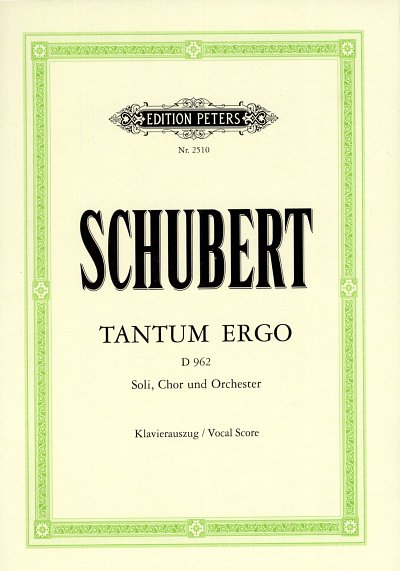 F. Schubert: Tantum Ergo