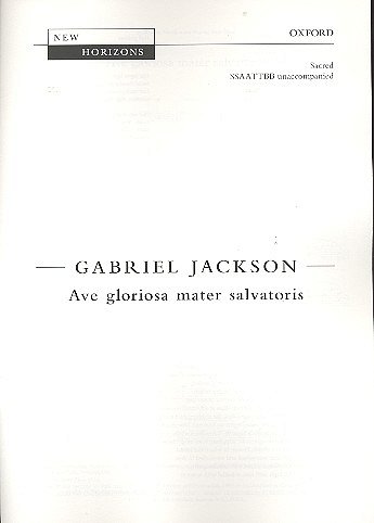 G. Jackson: Ave Gloriosa Mater Salvatoris