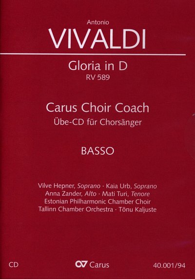 A. Vivaldi: Gloria D-Dur, GesB (CD Bass)