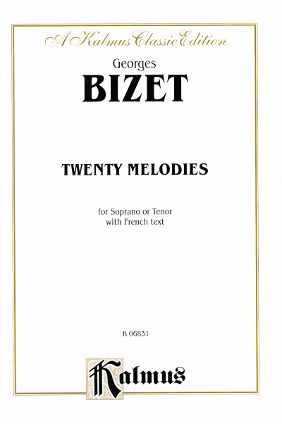 G. Bizet: 20 Melodies, GesKlav