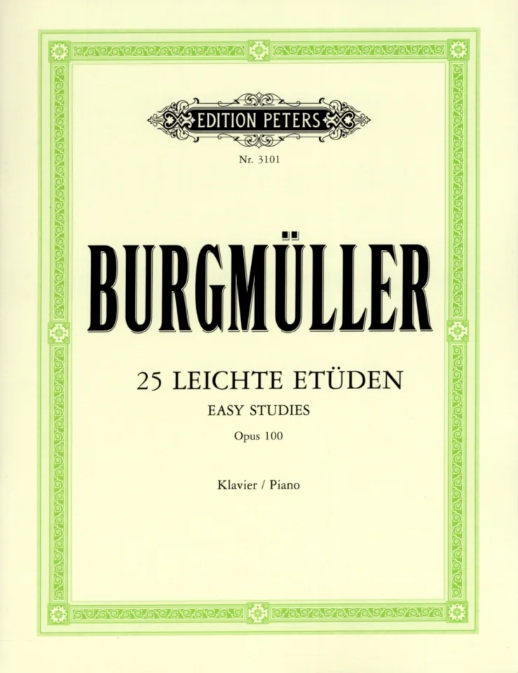F. Burgmueller: 25 leichte Etueden op. 100 fuer Klavier zu z (0)