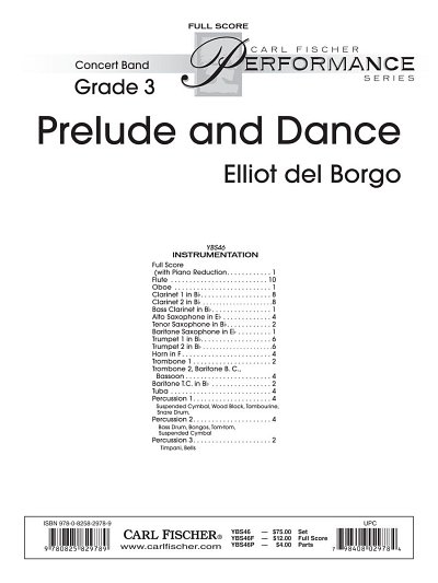 E. del Borgo: Prelude and Dance, Jblaso (Part.)