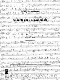L. van Beethoven: Andante per il Clavicembalo