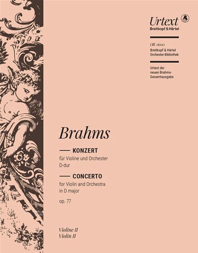 J. Brahms: Violinkonzert D-dur op. 77, VlOrch (Vl2)