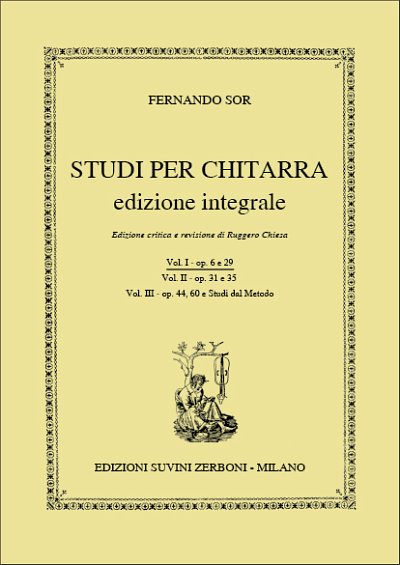 F. Sor: Studi Per Chitarra Vol. 1, Git (Part.)