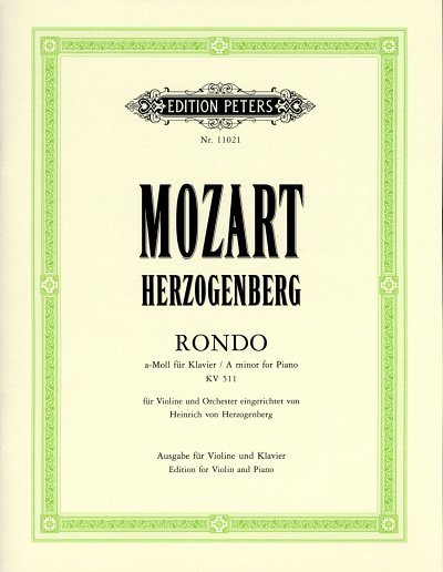 W.A. Mozart: Rondo a-Moll KV 511 (1888)