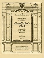 H.C. Work: Grandfather's Clock (Pa+St)