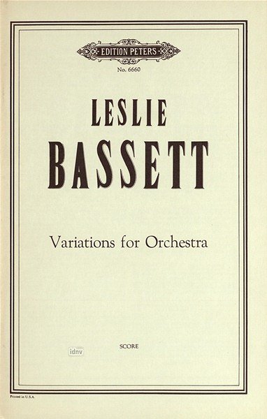 L. Bassett: Variations for Orchestra (1960)