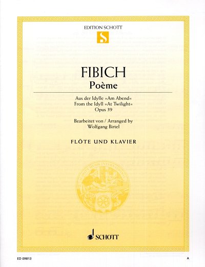 Z. Fibich: Poème op. 39 , FlKlav
