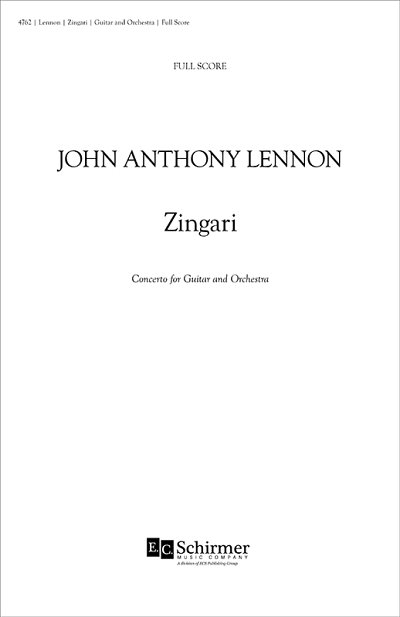 Zingari, Concerto for Guitar and Orchestra, Sinfo (Part.)