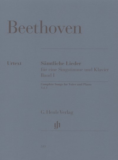L. v. Beethoven: Sämtliche Lieder I, GesKlav