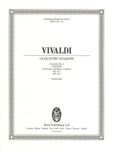 A. Vivaldi: Concerto G-Moll Op 8/2 Rv 315 Pv 336 F 1/23 T 77 Der Sommer Vl St