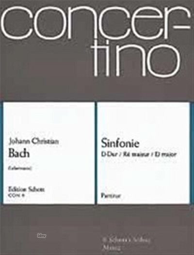 J.C. Bach: Sinfonie D-Dur , Orch (Part.)