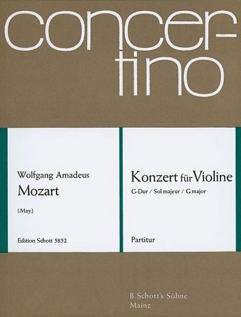W.A. Mozart: Konzert G-Dur KV 216