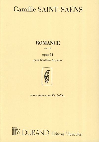 C. Saint-Saëns: Romance En Re Majeur  (Part.)