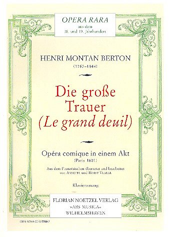 H.M. Berton: Die grosse Trauer, SolGChOrch (KA)