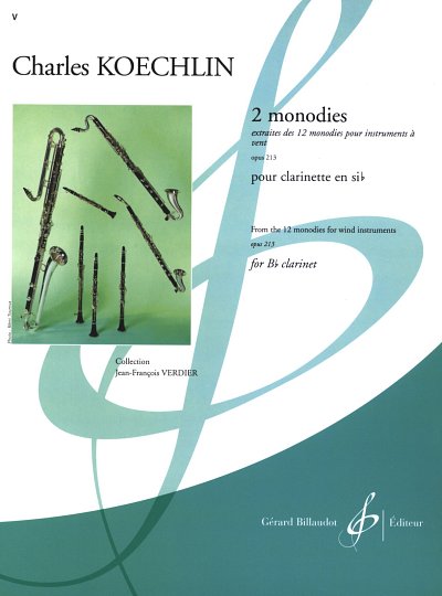 C. Koechlin: 12 Monodies Pour Instruments A Vent Opus , Klar