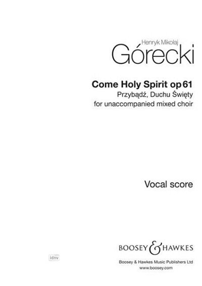 Come, Holy Spirit Op. 61, Gch;Klav (Chpa)