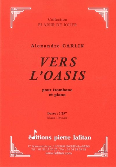 A. Carlin: Vers L'Oasis, Pos