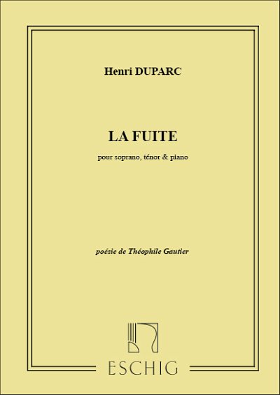 H. Duparc: La Fuite (Part.)
