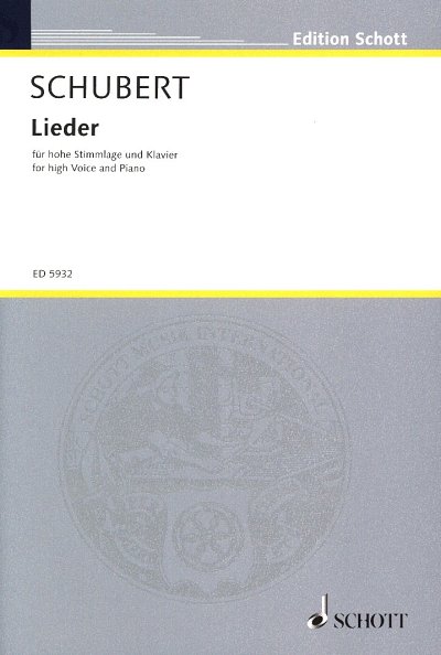 F. Schubert: Lieder, GesHKlav