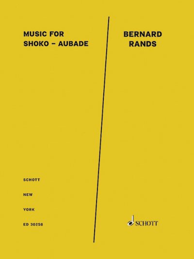 R. Bernard: Music for Shoko - Aubade  (Pa+St)