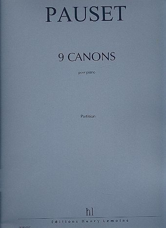 B. Pauset: Canons (9)