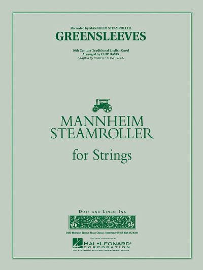 R. Longfield: Greensleeves (Mannheim Steamroll, Stro (Pa+St)