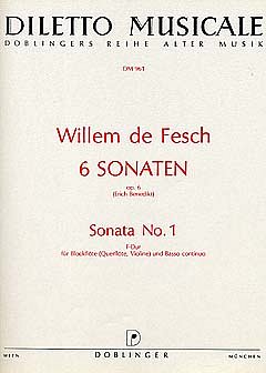 W. de Fesch: 6 Sonaten / 1 F-Dur op. 6 (ca. 1730)