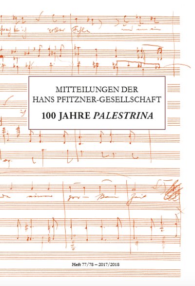 R. Tybout: 100 Jahre Palestrina (Bu)