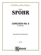 DL: L. Spohr: Spohr: Concerto No. 4 in E Min, KlarKlv (Klavp
