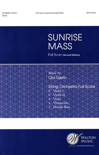 O. Gjeilo: Sunrise Mass, 2GchStro (Pa+St)