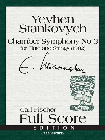 Y. Stankovych: Chamber Symphony No. 3, FlStro (Part.)
