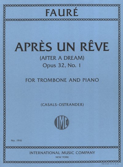 G. Fauré: Après un rêve op. 32/1, PosKlav (KlavpaSt)