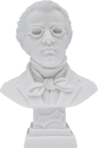 W.A. Mozart et al.: Büste Schubert 11cm