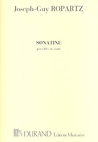Sonatine, Pour Flute Et Piano , FlKlav (Part.)