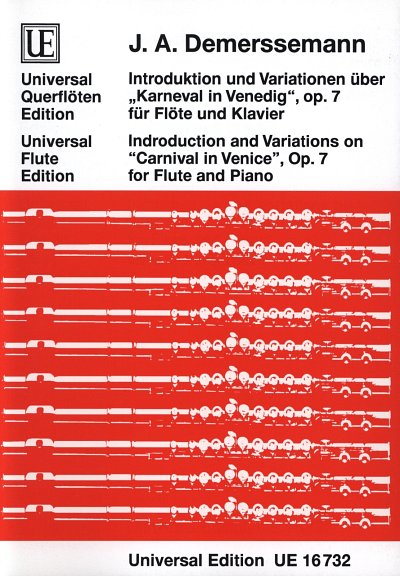 Demersseman, Jules Auguste: Introduktion und Variationen über "Karneval von Venedig" op. 7